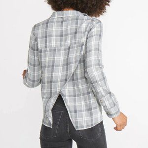 Marine Layer Tulip Back Flannel in Gray